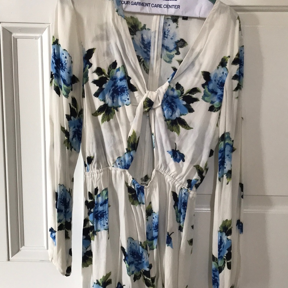 Kendall and Kylie floral long sleeve romper